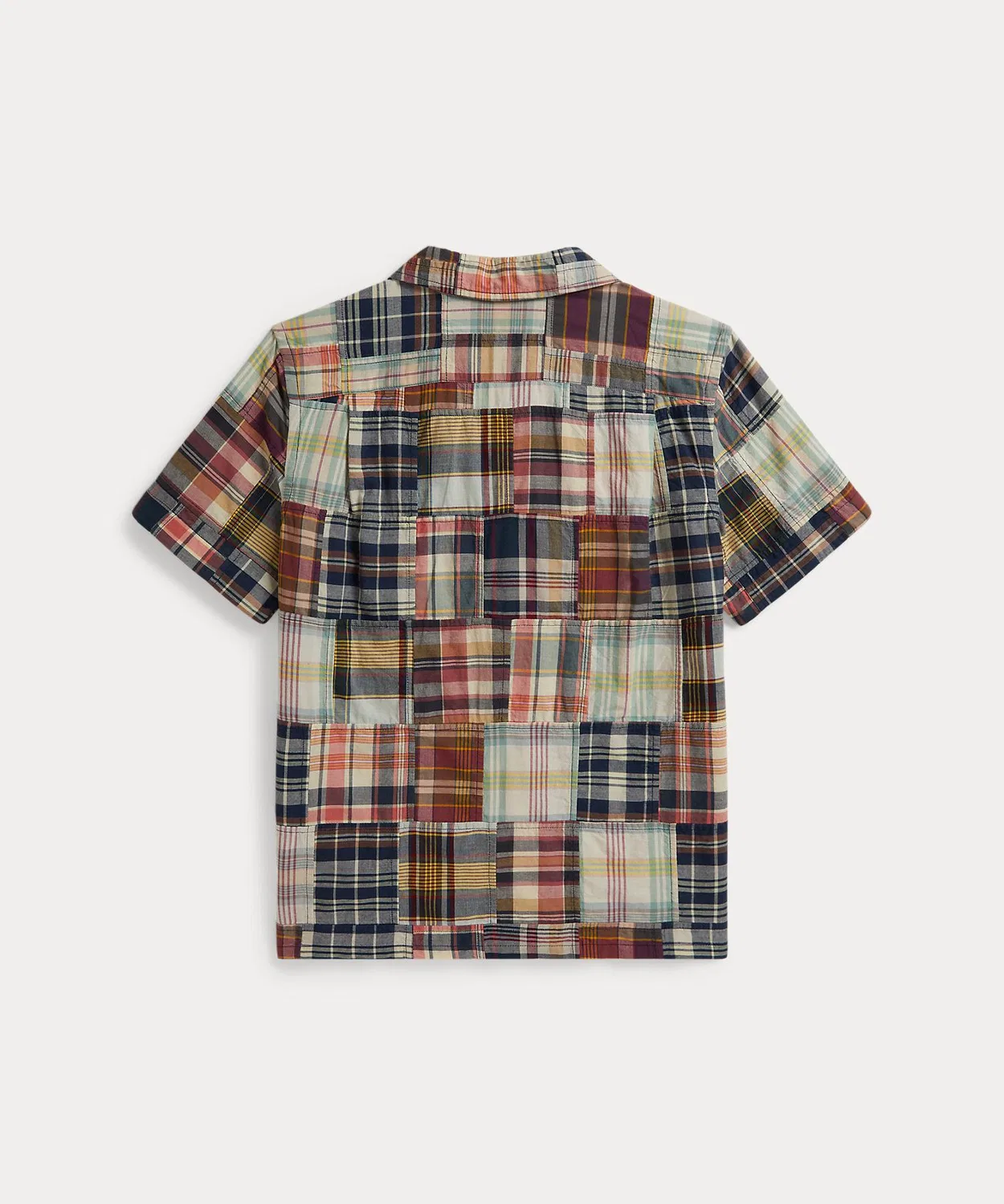 Детская рубашка с пэчворком из хлопка мадрас Polo Ralph Lauren Childrenswear, Multi — фото 2