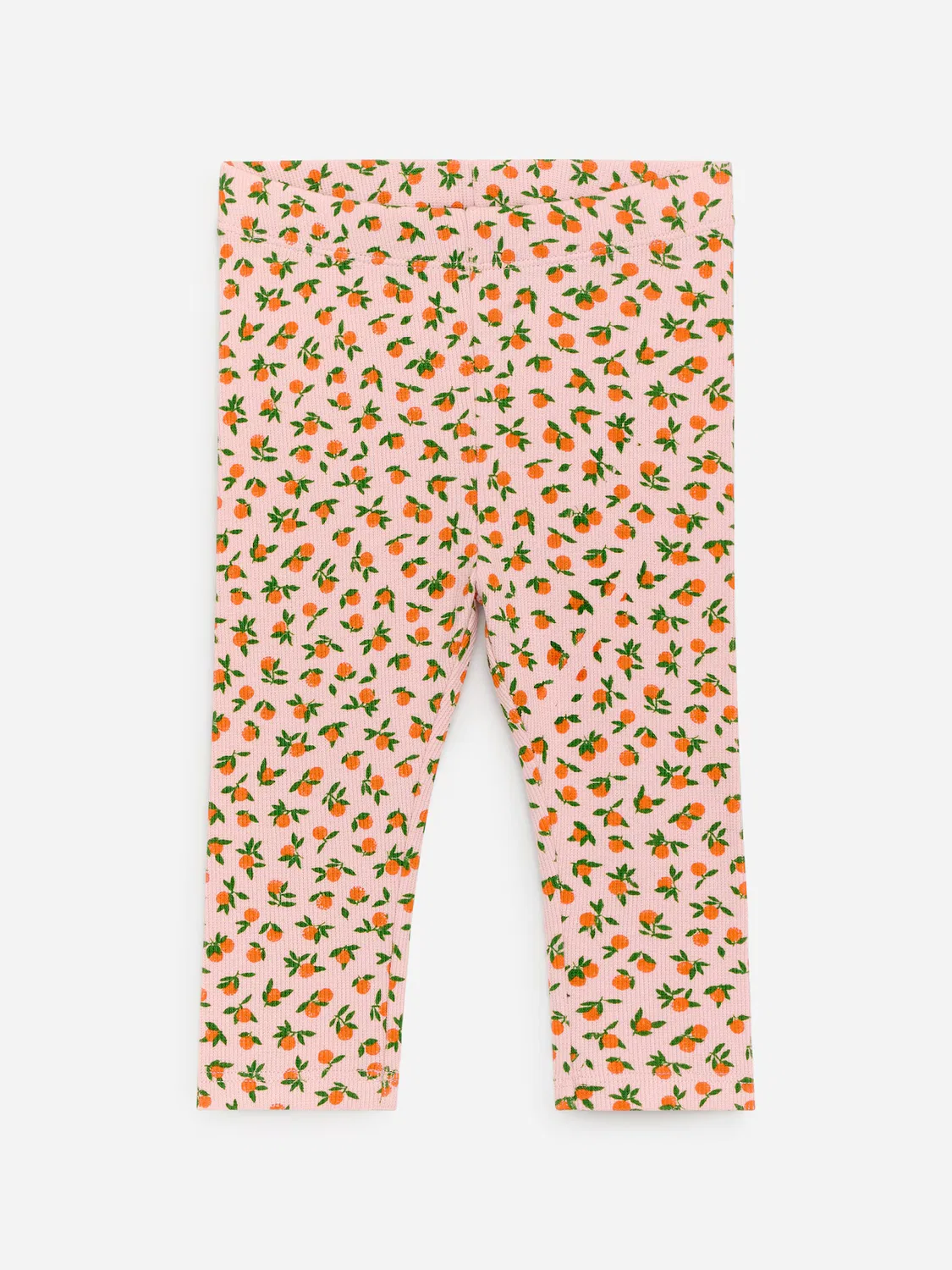 Ребристые леггинсы Arket, Rosa/Orangen