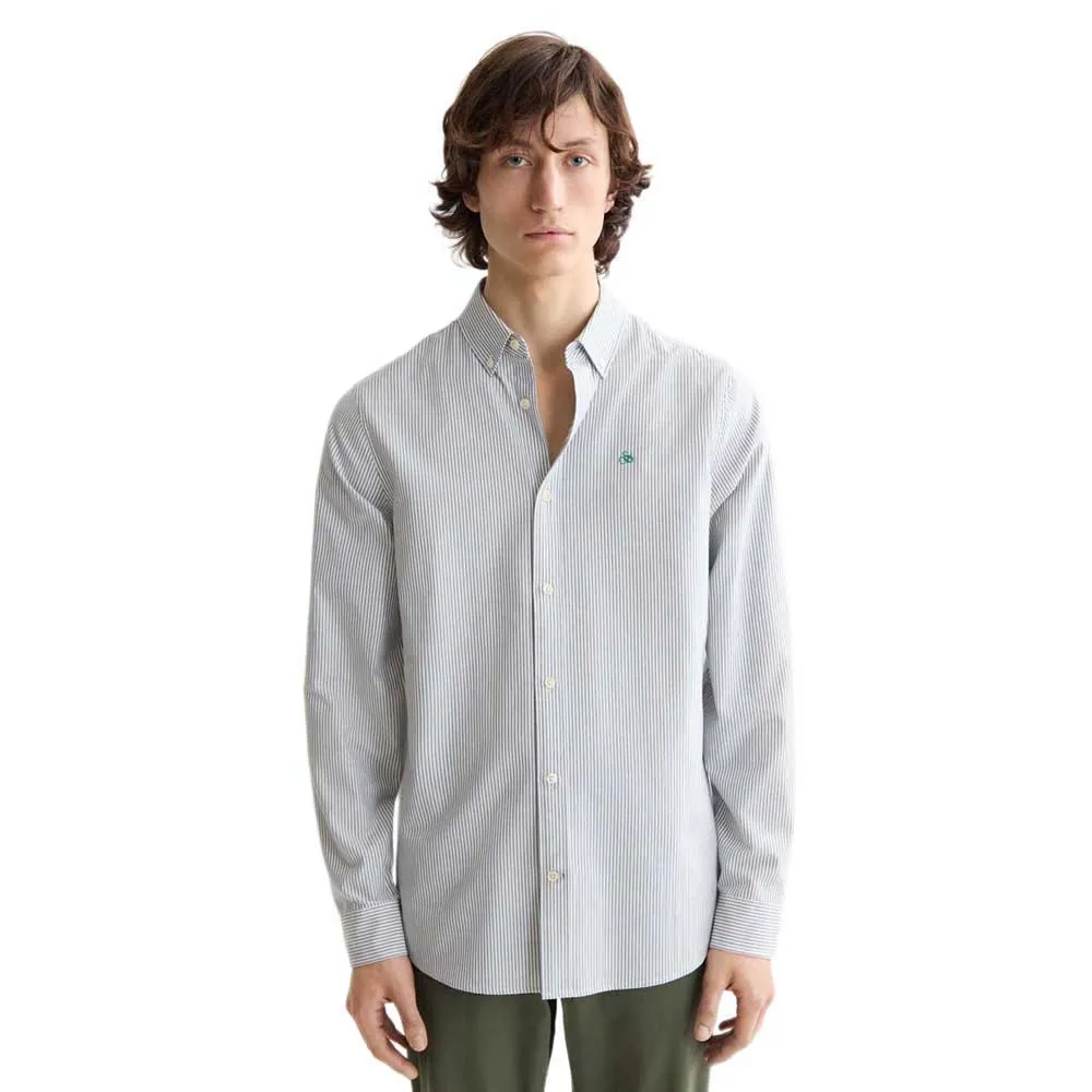 

Рубашка Scotch & Soda Seasonal Core Striped Regular Fit, белый