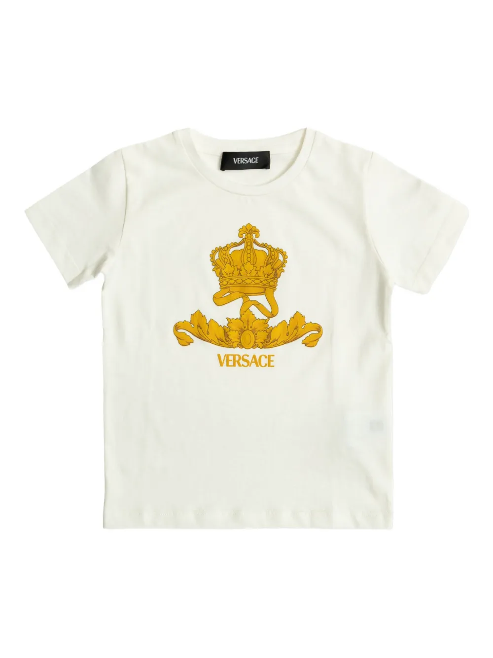 

Футболка с логотипом Versace Kids, белый