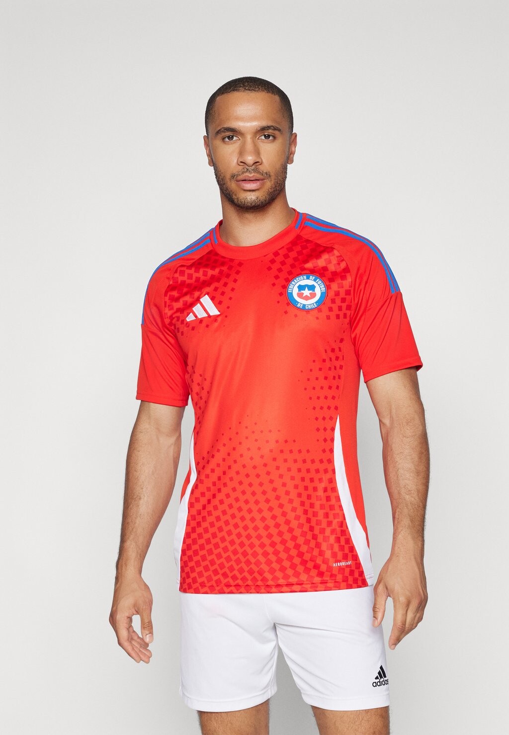 

Футболка активная красная Chile Home adidas Performance, красный