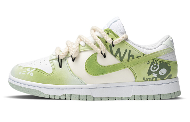 

Кроссовки Nike Dunk Skateboard Shoes Women's Low-Top Green