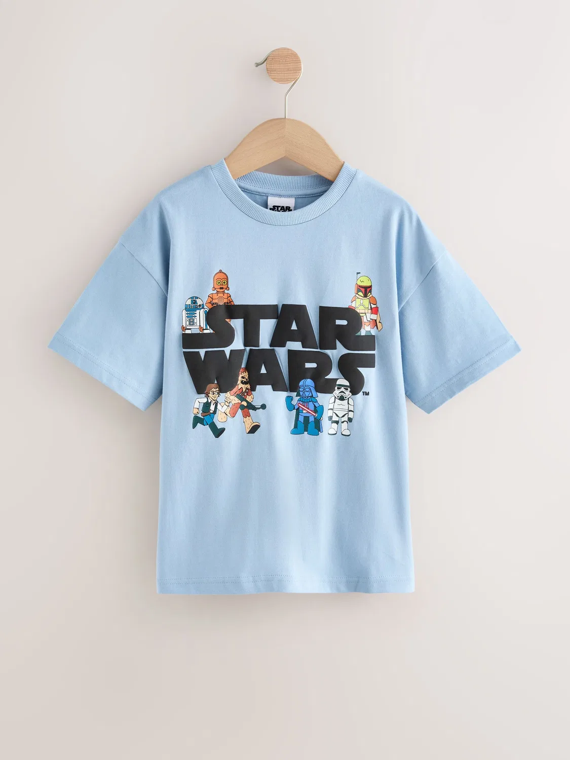 Футболка с принтом Star Wars, Light Blue Next — фото 4