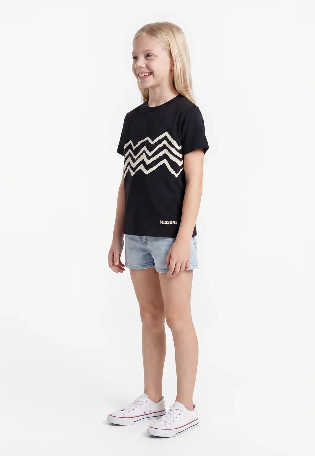 Футболка с принтом Missoni, Black/Beige
