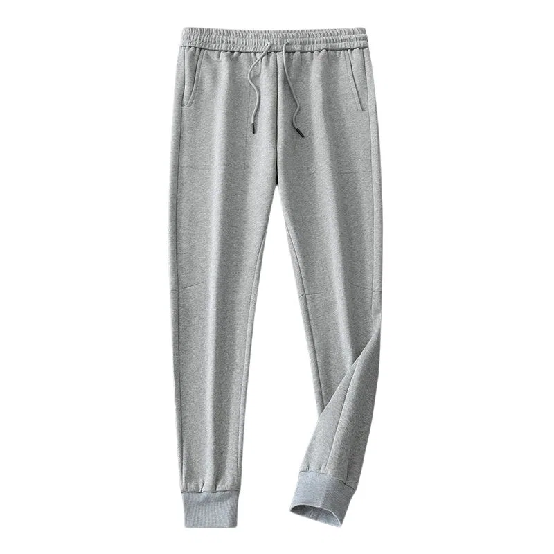 Детские спортивные штаны из футера с утягивающим эффектом Red bean, Light Gray