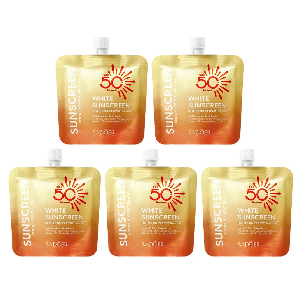 Солнцезащитный крем SPF 50+, JAWSEU, набор 5 шт, 30 г — фото 2
