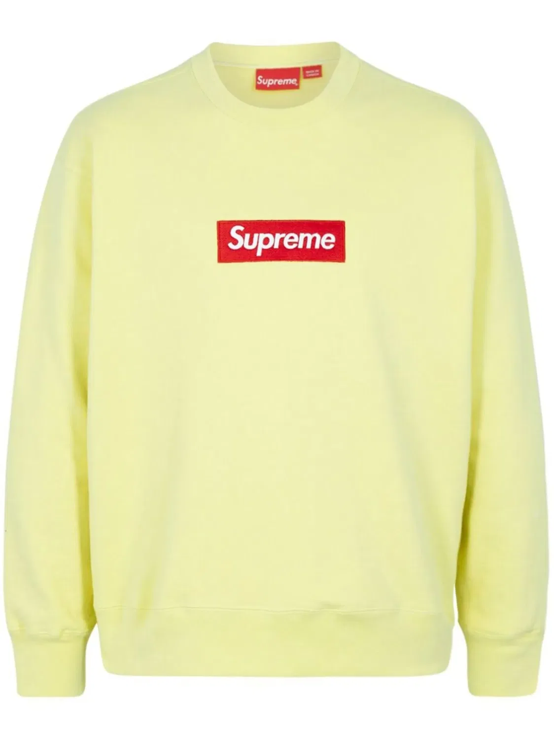 Свитшот с логотипом Box Supreme, желтый