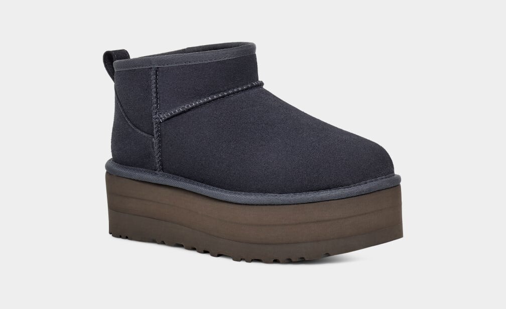 Ботинки Ugg Women's Classic Ultra Mini Platform, темно-синий — фото 2