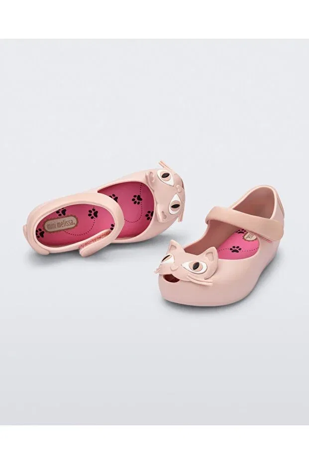 Детские туфли для девочек без каблука Mini Melissa, Pink — фото 2
