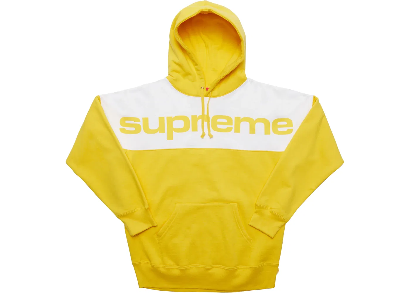 Мужская худи с принтом Supreme Hoodie, Yellow