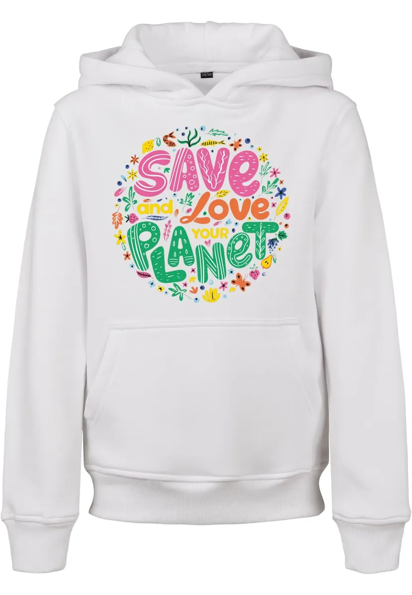 

Толстовка с капюшоном Mister Tee "Mister Tee Men's Kids Save And Love Hoody" Mistertee, белый