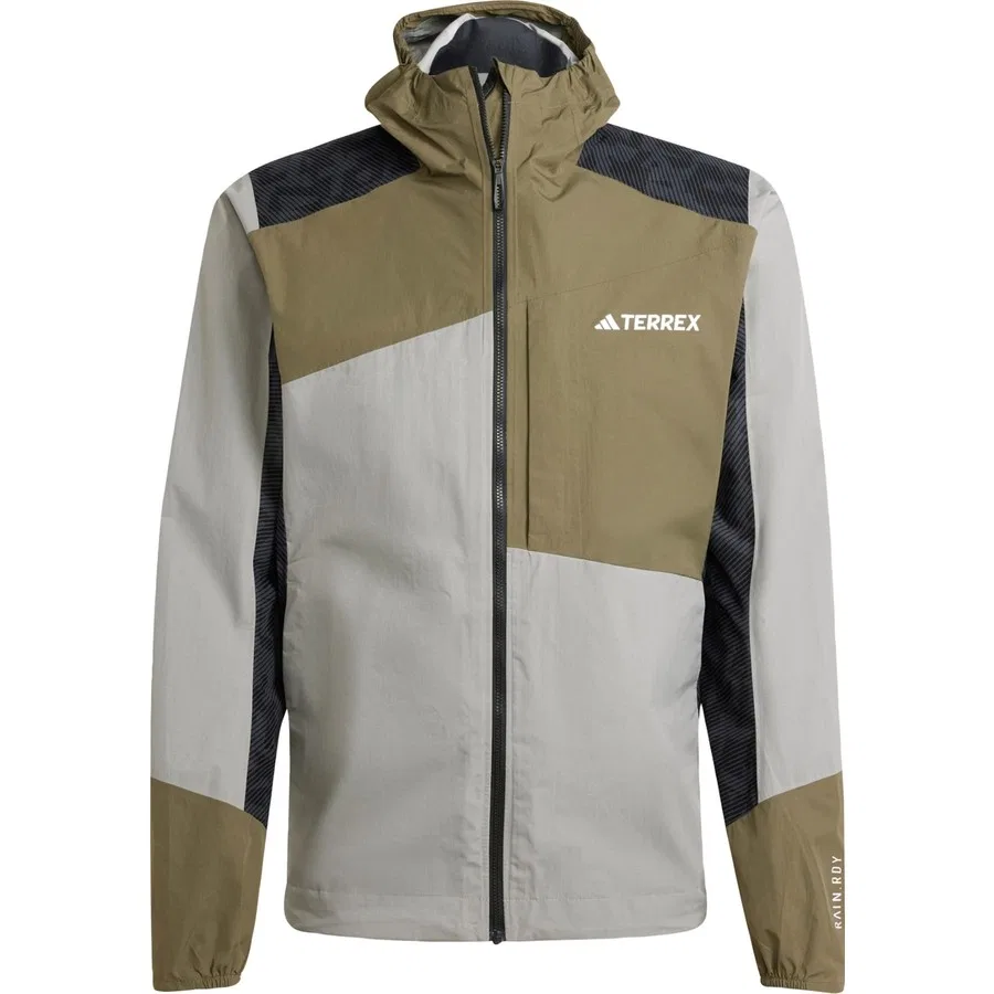 Мужская куртка TERREX Xperior Hybrid RAIN.RDY adidas, Серо-зеленый — фото 2