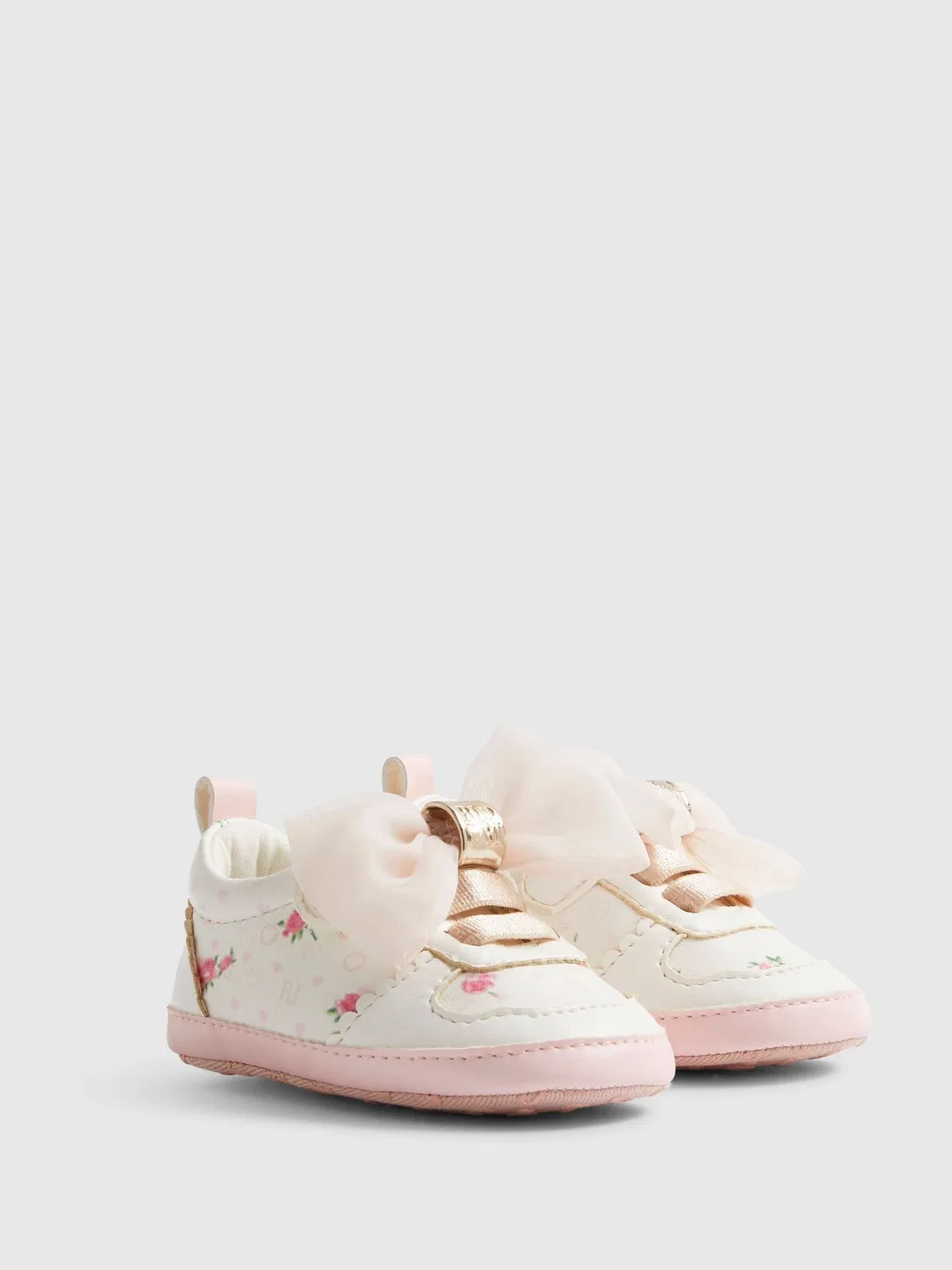 Кеды с цветочным принтом River Island White — фото 2
