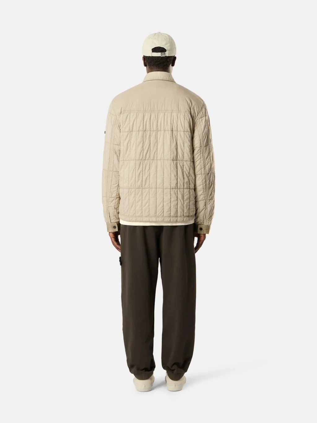 Мужские брюки-джоггеры Stone Island Loose-fit With Pockets And Elasticized Cuffs, угольно-серый — фото 3