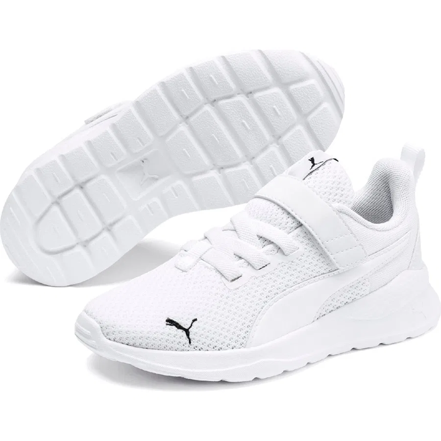 Кроссовки с липучками Anzarun Lite AC PS Puma, Белый — фото 2