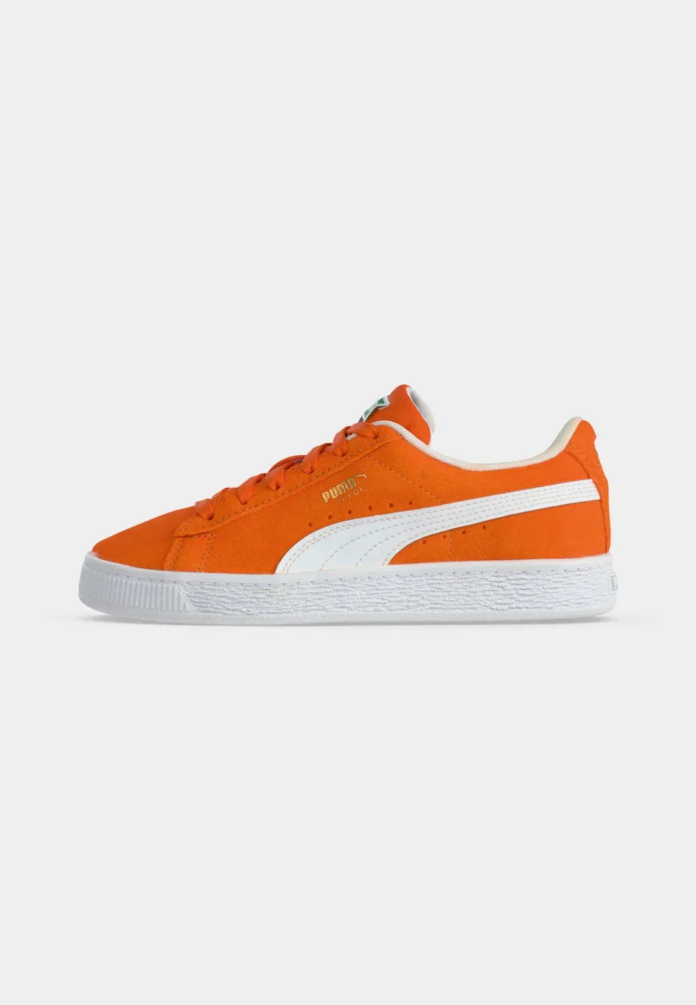 Классические замшевые кроссовки унисекс Puma, Cayenne Pepper/White — фото 2