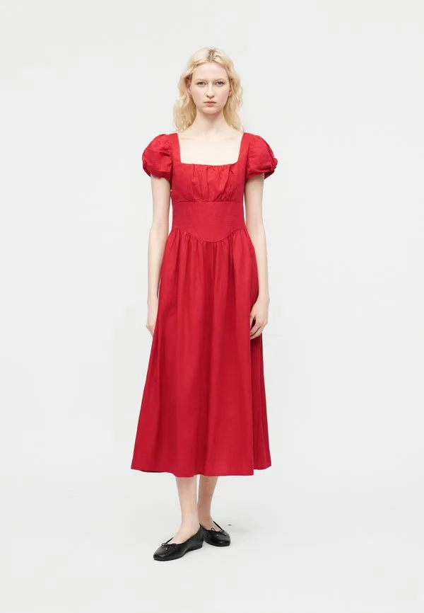 Длинное платье с заниженной талией Gap, Chakra Red