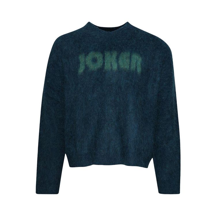 

Топ Martine Rose Brushed Mohair V-Neck Jumper, Green/Dark Green