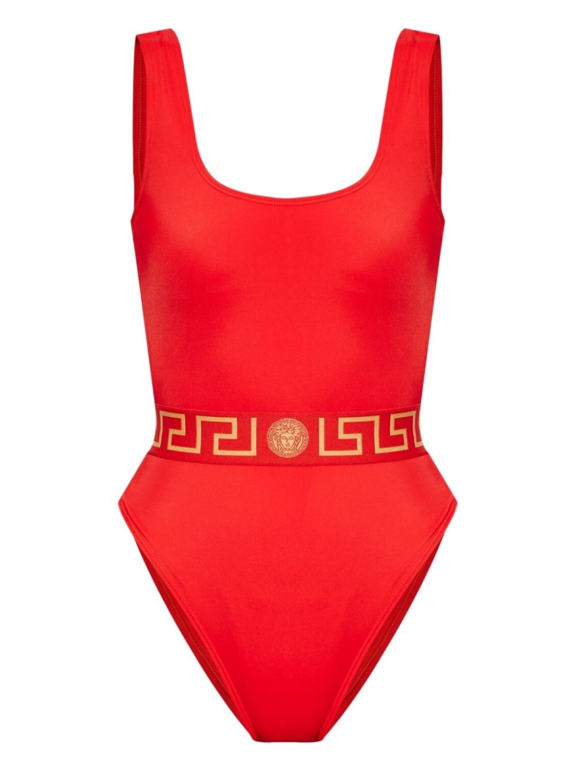 

Versace купальник с вырезом-лодочкой «Медуза», красный