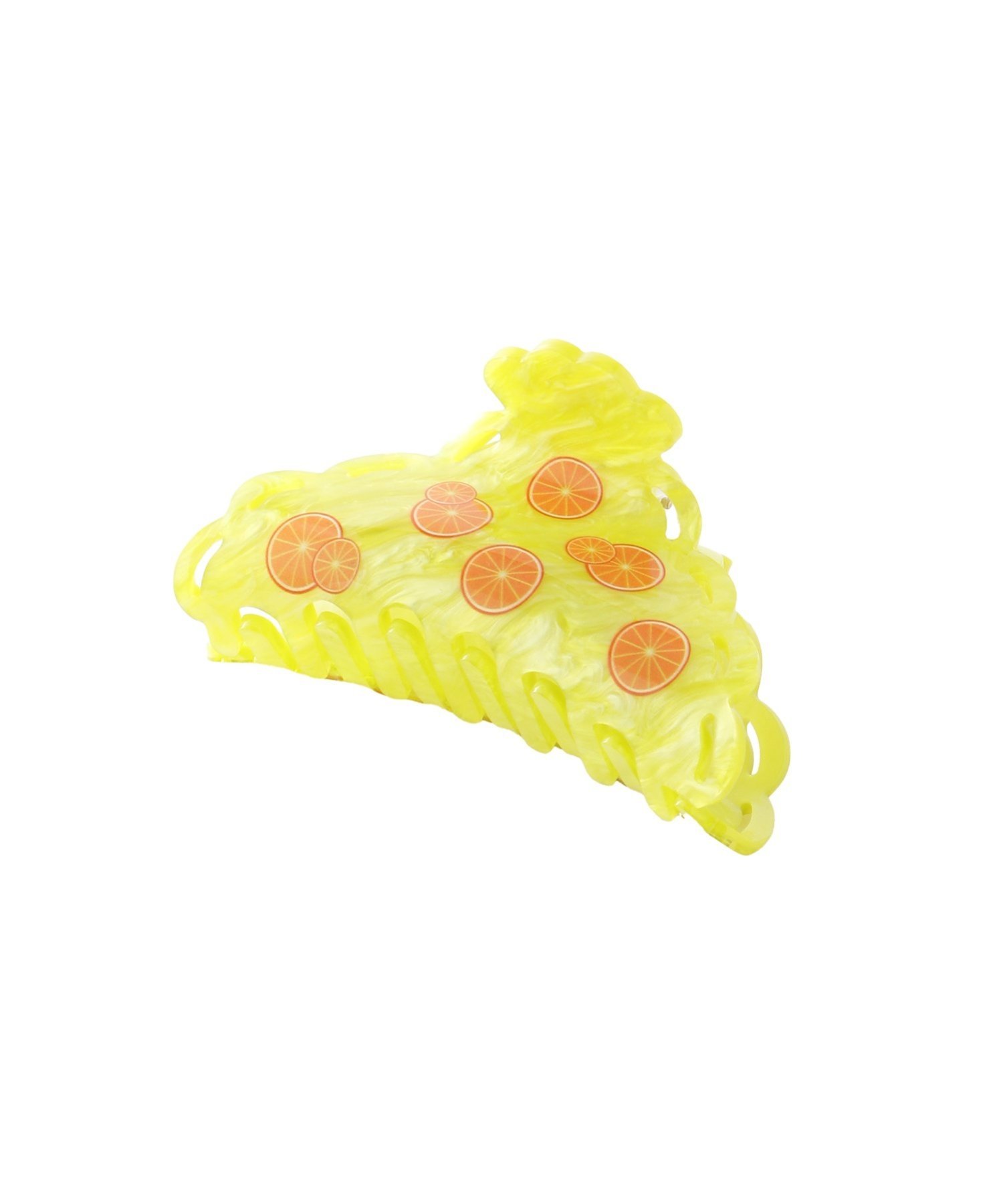 Заколка для волос в стиле ретро с фруктами Fun&Daily, YELLOW