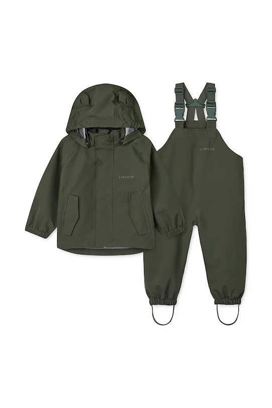 

Комплект куртка и брюки для малышей Manu Rainwear Set Liewood, зеленый