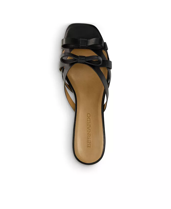 Бернардо Бурго Сандалии на среднем каблуке Bernardo Footwear, черный — фото 2