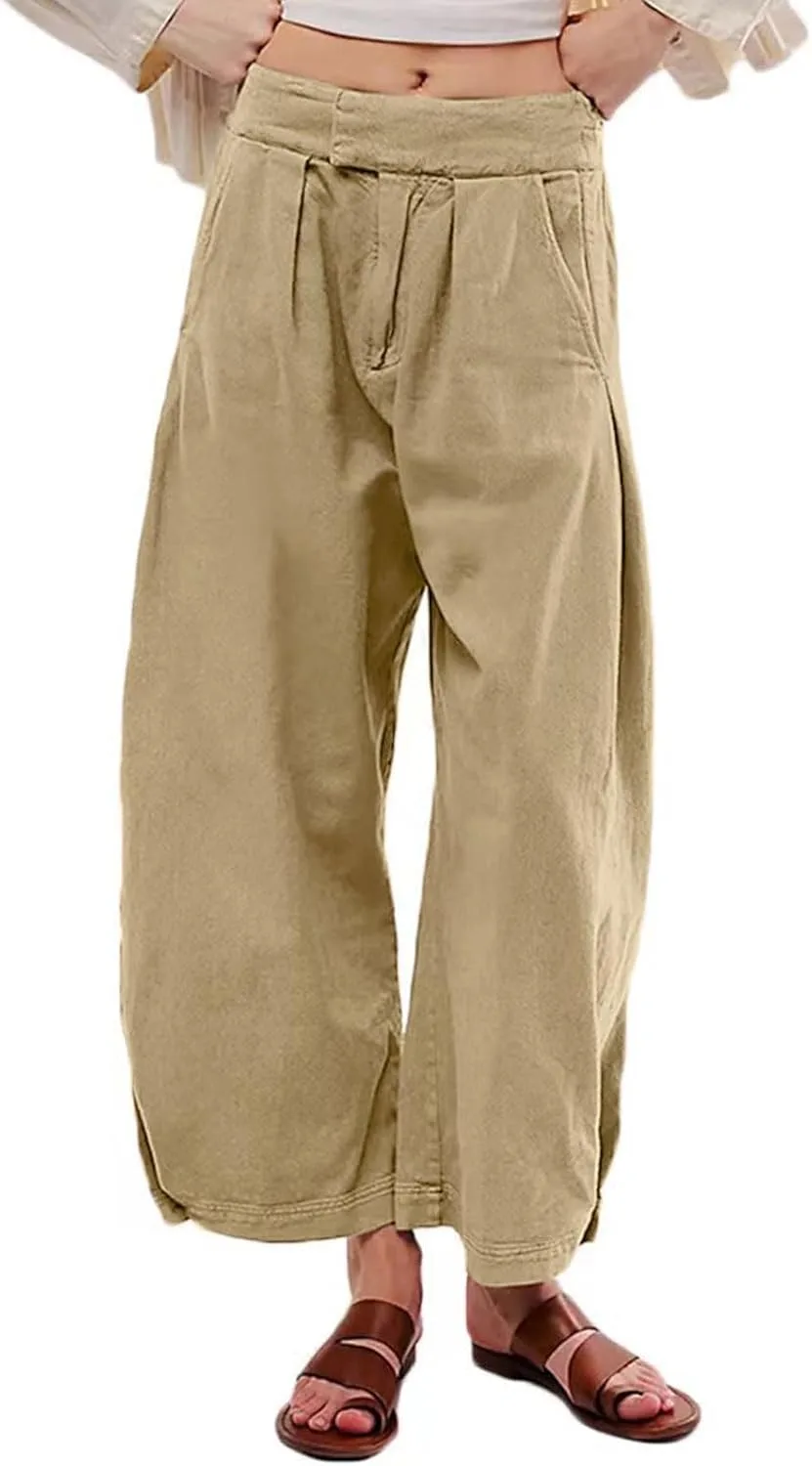 

CHARTOU женские джинсы-бананы Mid Rise с карманами