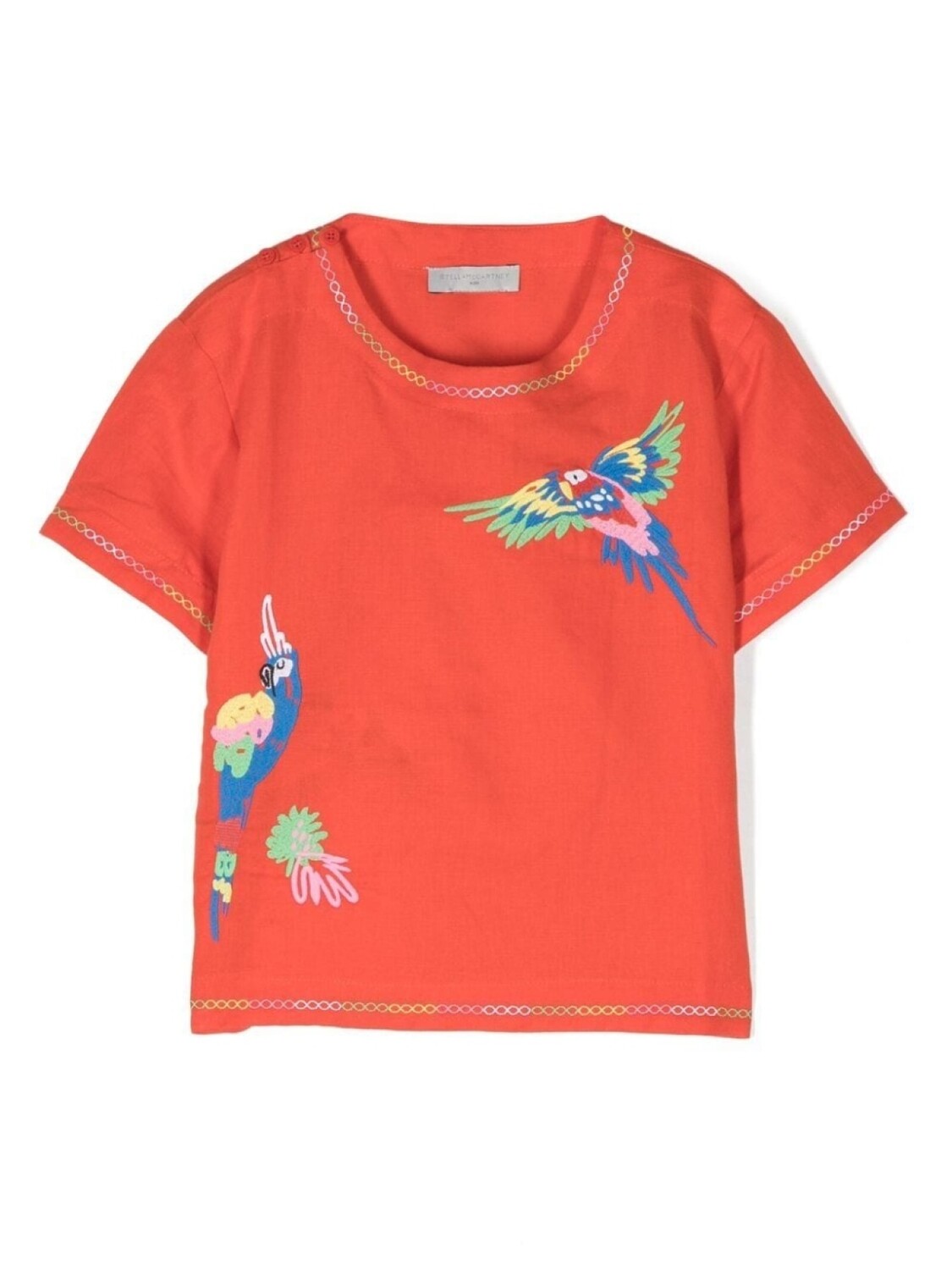 

Stella McCartney Kids футболка с принтом, красный