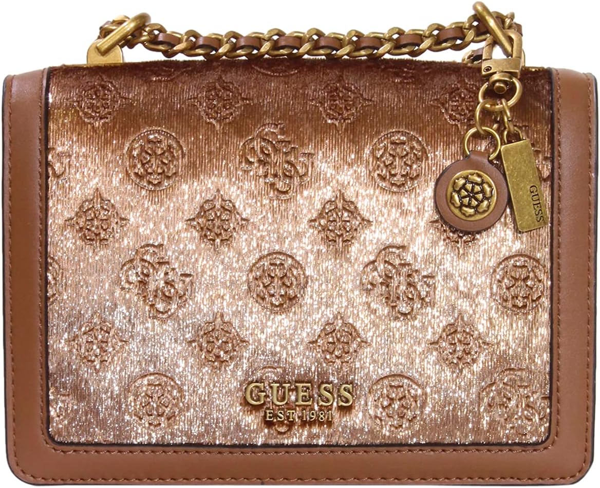 

GUESS женская сумка Abey Convertible Crossbody Flap, Bronze