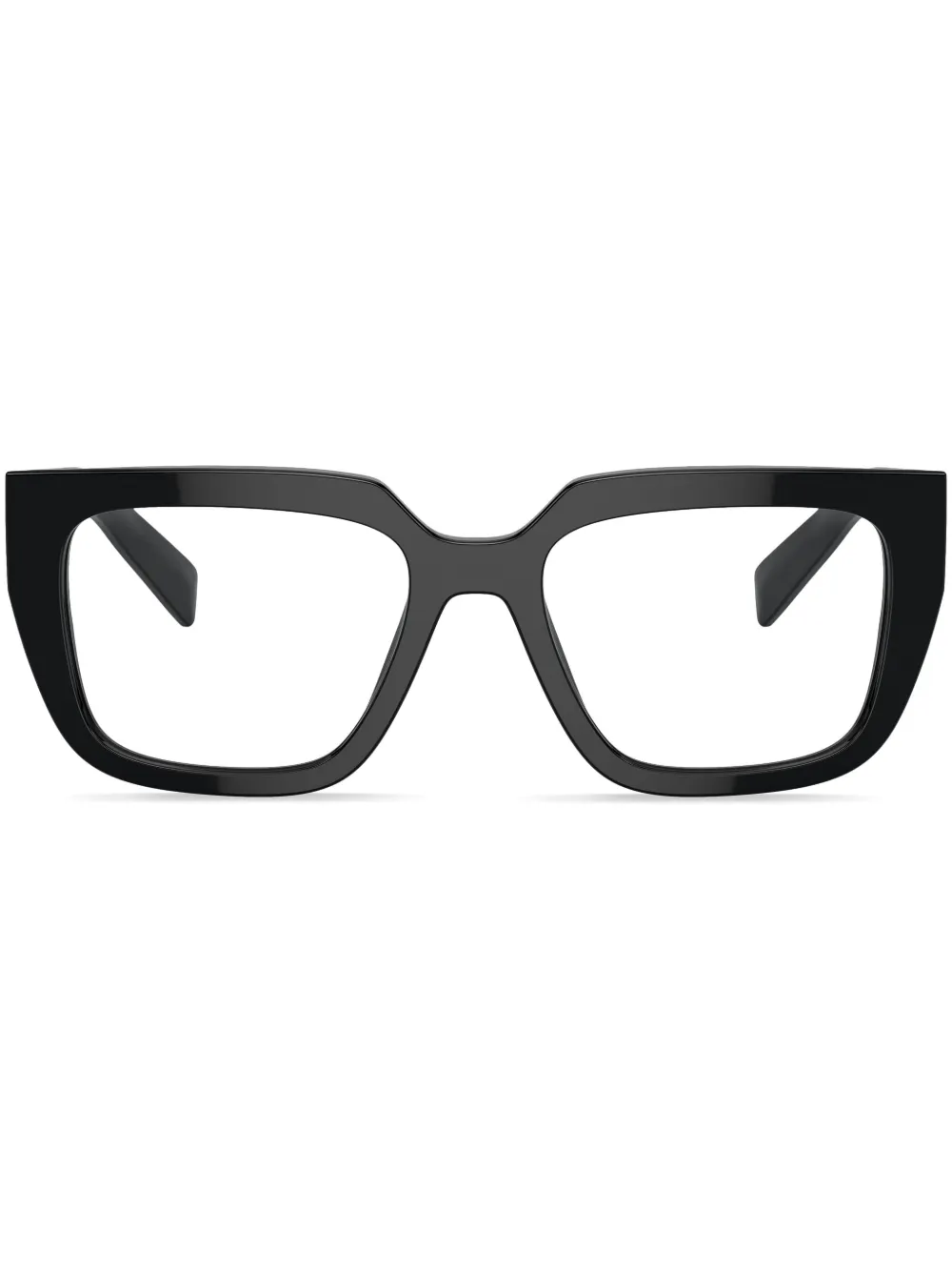 

Очки в квадратной оправе с логотипом Prada Eyewear, черный