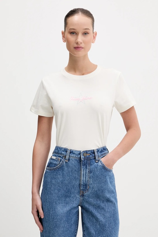 

Футболка Guess Jeans, бежевый