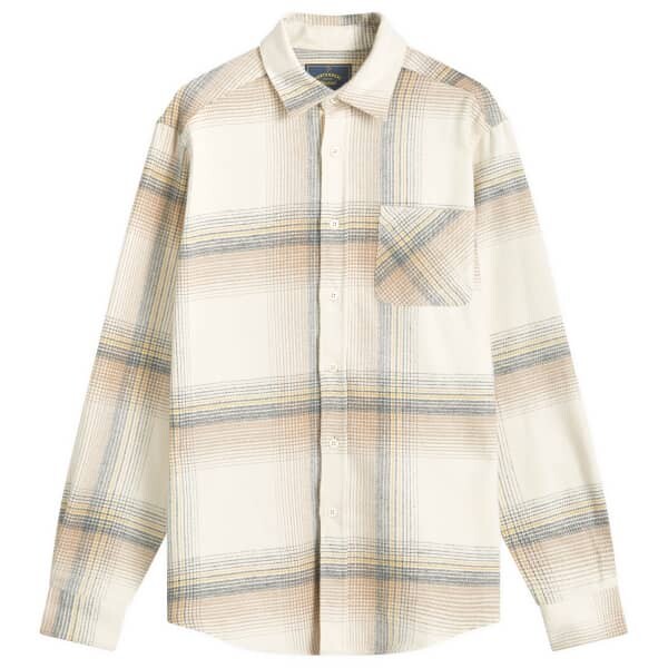 

Рубашка в клетку Nogal Portuguese Flannel, бежевый
