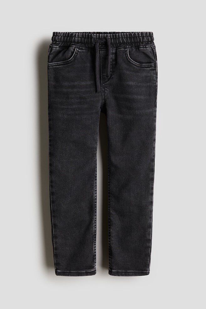 

Джинсовые джоггеры из хлопка H&M, серый