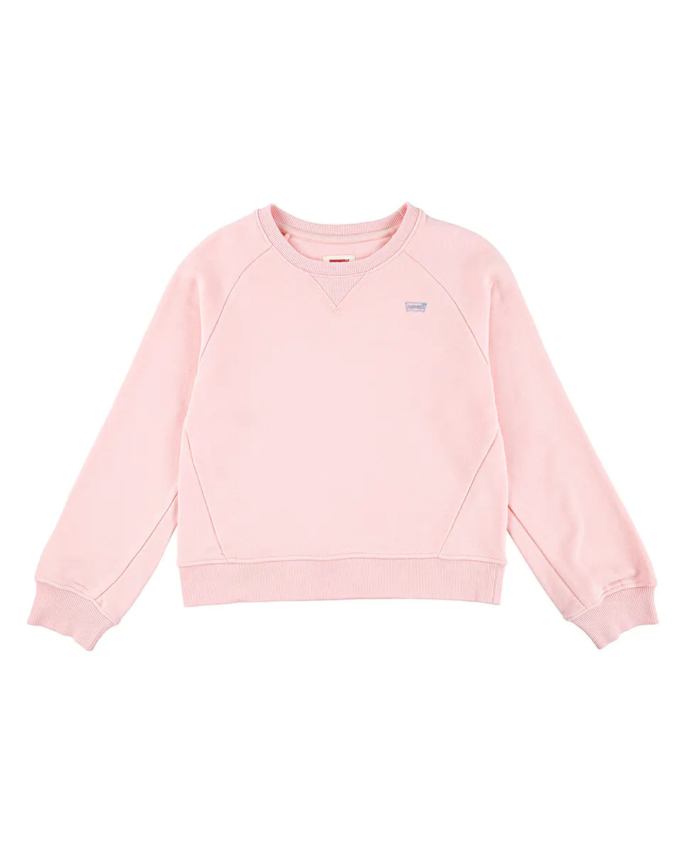 

Футболка Levi's Silicone Batwing для девочек с круглым вырезом, розовый