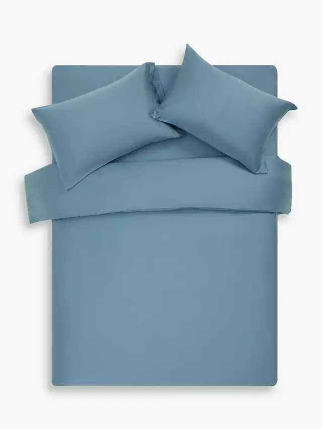 

Постельное белье John Lewis Cool & Silky TENCEL 300 Thread Count, цвет bluestone