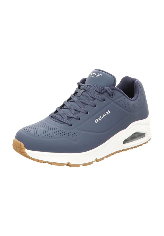 

Кроссовки Uno "стоят на воздухе" шнуровка дышащая Skechers, синий
