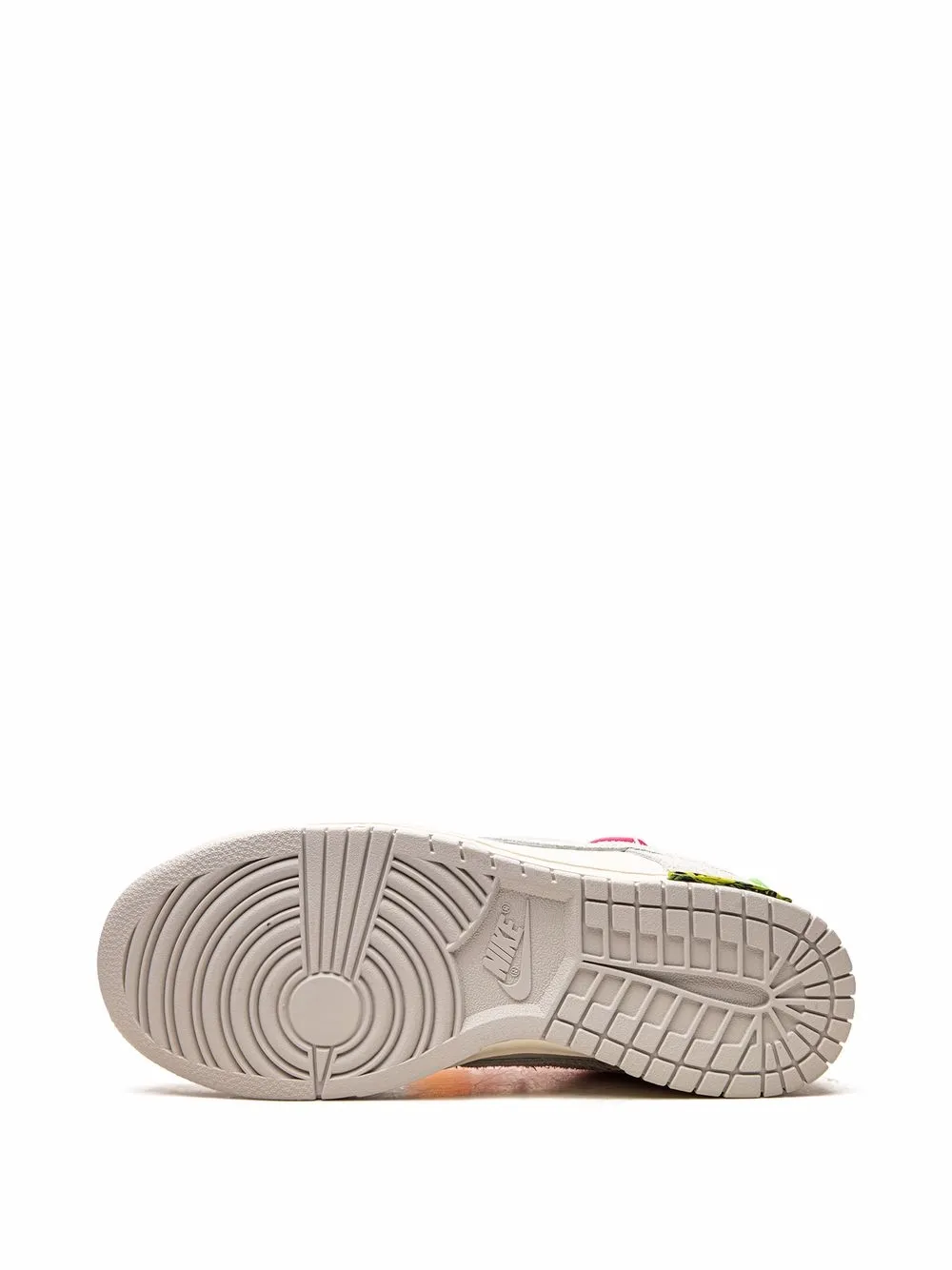 Кроссовки Dunk Low Nike X Off-White, серый — фото 4
