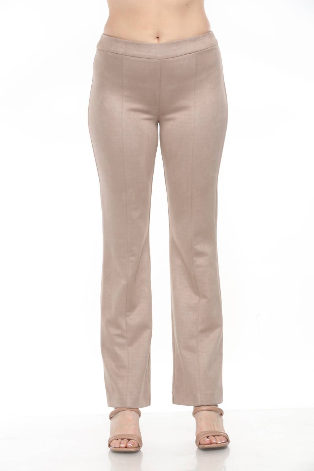 

Брюки-клеш с завышенной талией на резинке в цвете латте Joseph Ribkoff, Latte