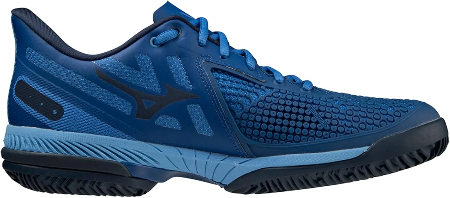Мужские теннисные кроссовки Mizuno Wave Exceed Tour 5 CC, белый/синий — фото 3