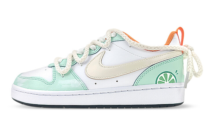 

Кроссовки Nike Court Borough Series Skateboard Shoes Women's Low-Top Yellow Green