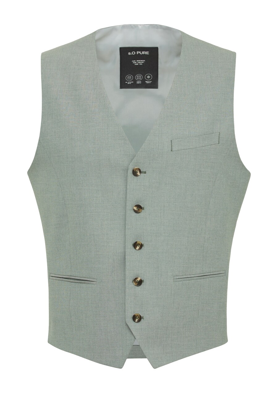 

Костюмный жилет s.Oliver BLACK LABEL, светло-зеленый