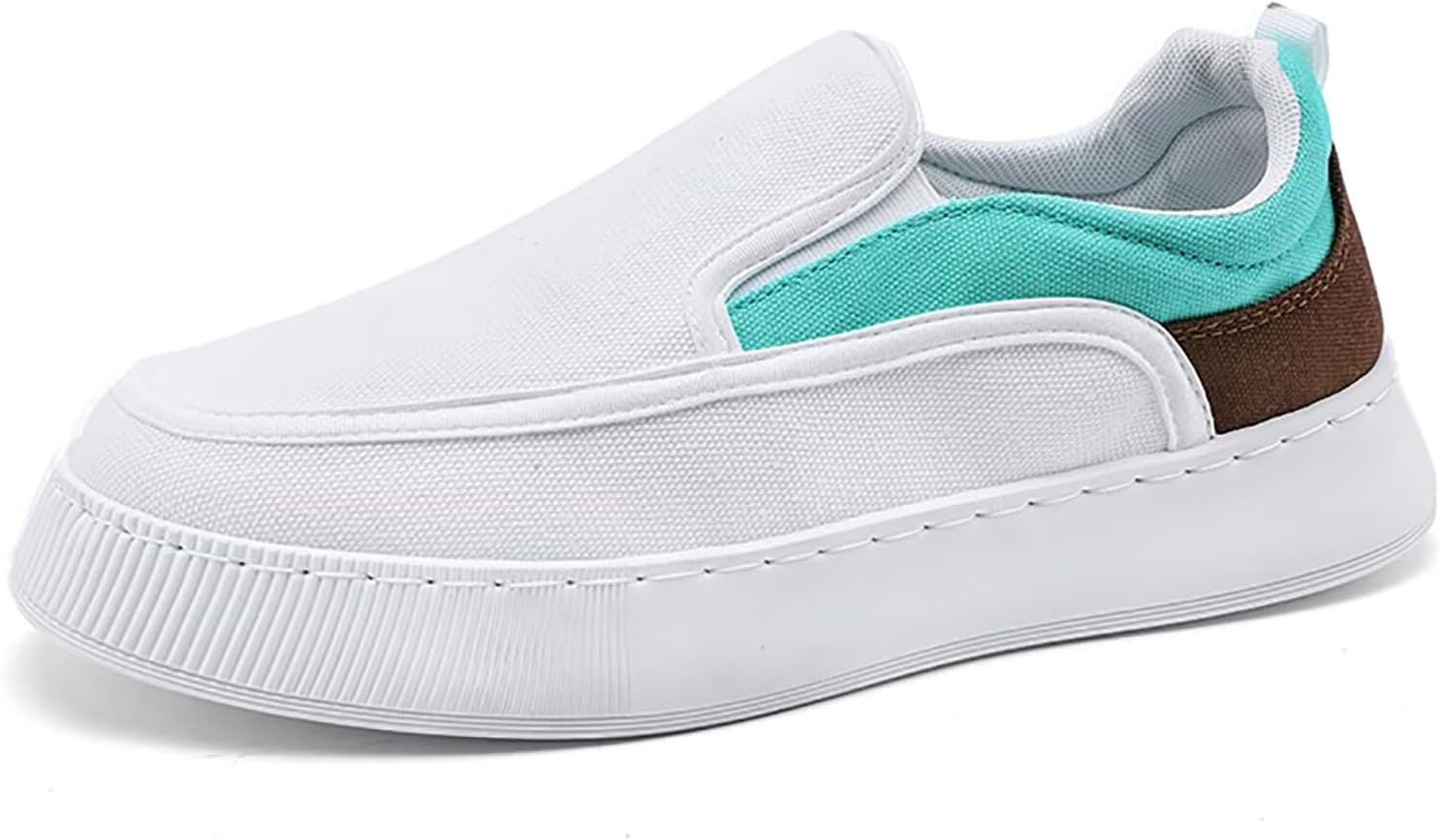 

Мужские слипоны TERBOFIN из холщовой ткани, низкие лоферы для мужчин, удобная обувь для ходьбы, модные повседневные кроссовки, белый