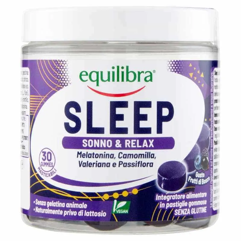 

Equilibra Sleep 30 жевательных конфет Облегчает засыпание
