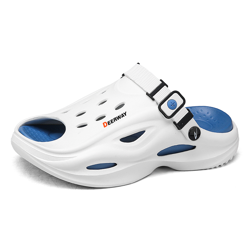 

Сандалии с одним ремешком мужские DEERWAY, White Blue