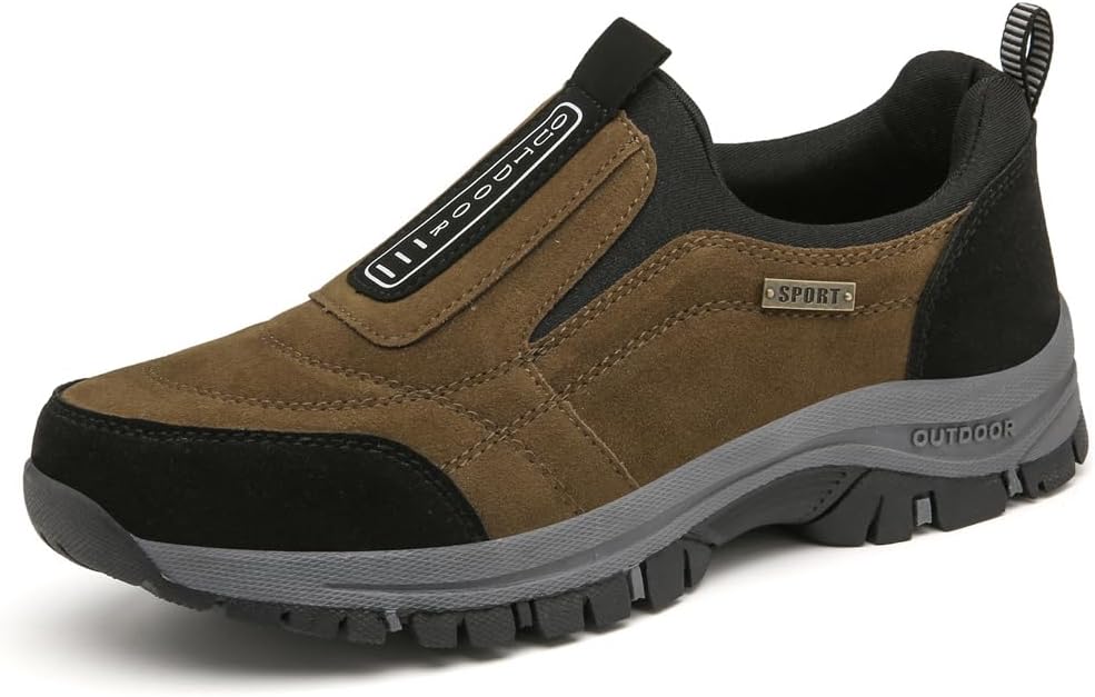 

Мужские повседневные спортивные кроссовки для хайкинга и бега SWZEC, коричневый