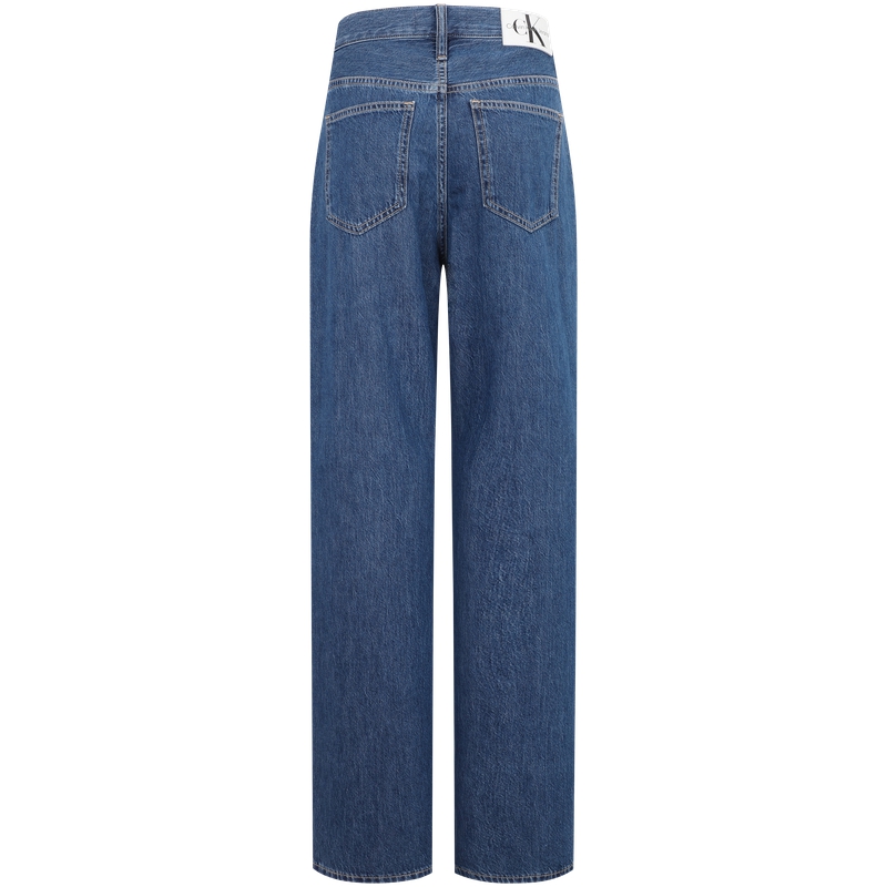 CALVIN KLEIN Jeans Женская джинсовая куртка синего цвета 1A4-Denim Blue — фото 3