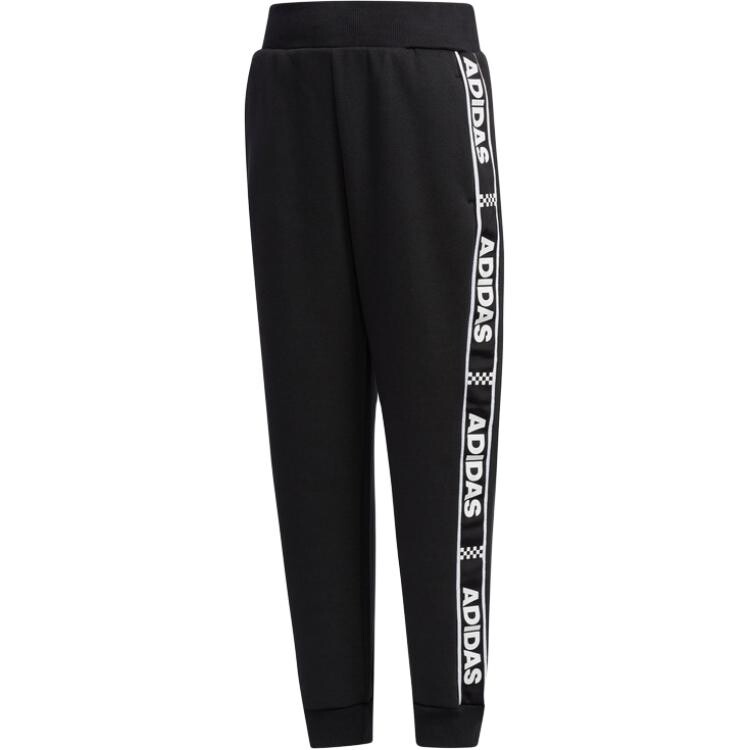 

Детские трикотажные спортивные штаны Adidas, черный