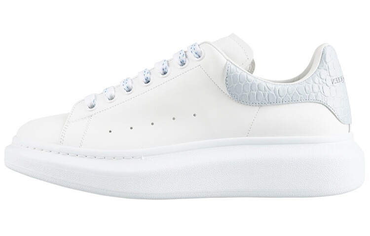 

Кроссовки Alexander McQueen Oversized White Light Blue Croc