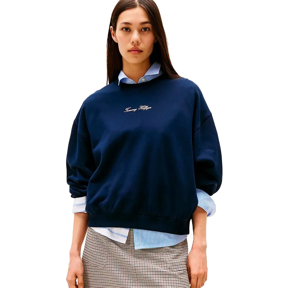 

Толстовка Tommy Hilfiger Classic Script Terry, синий