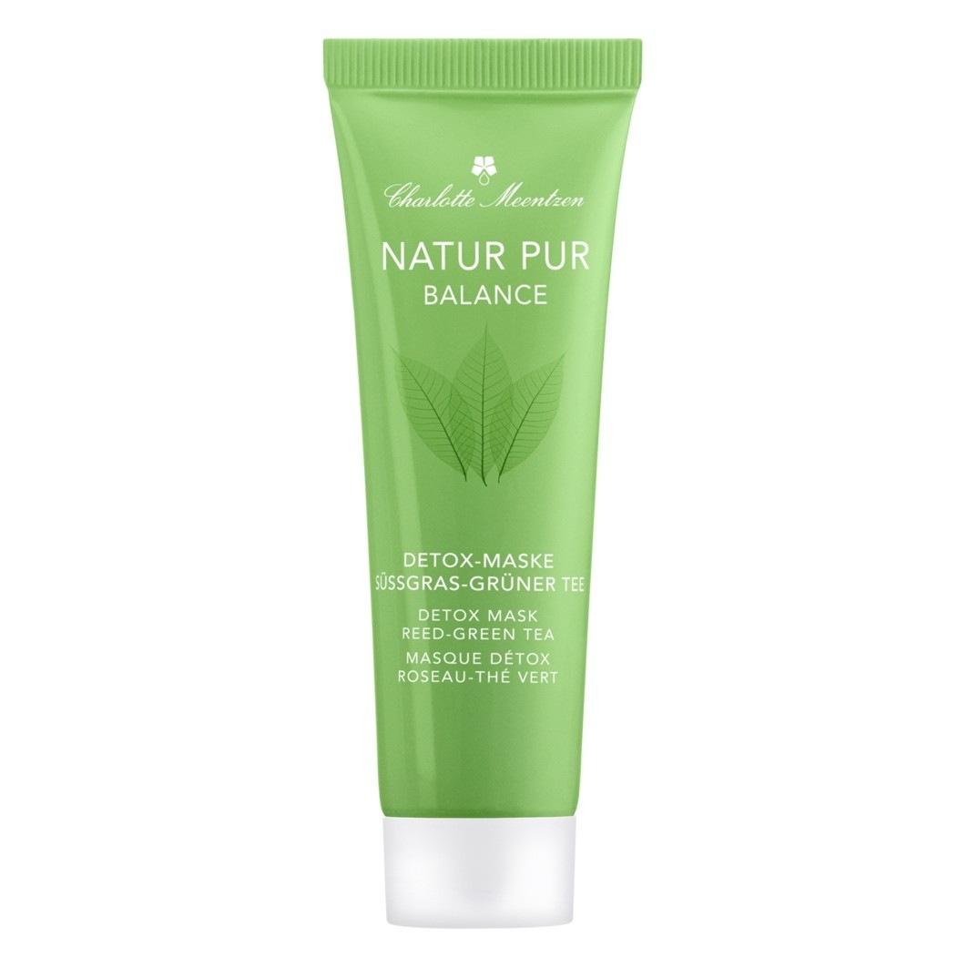 

Маска для лица natur pur balance detox-maske süssgras-grüner tee Charlotte Meentzen, объем 30 мл